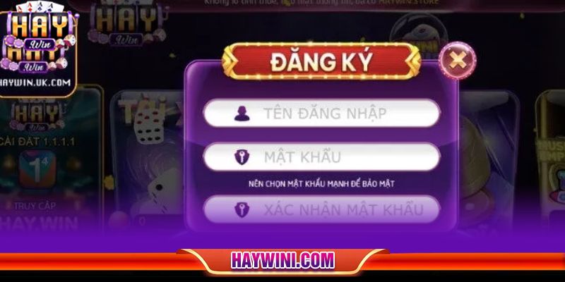 Đăng ký tài khoản dễ dàng với vài thao tác