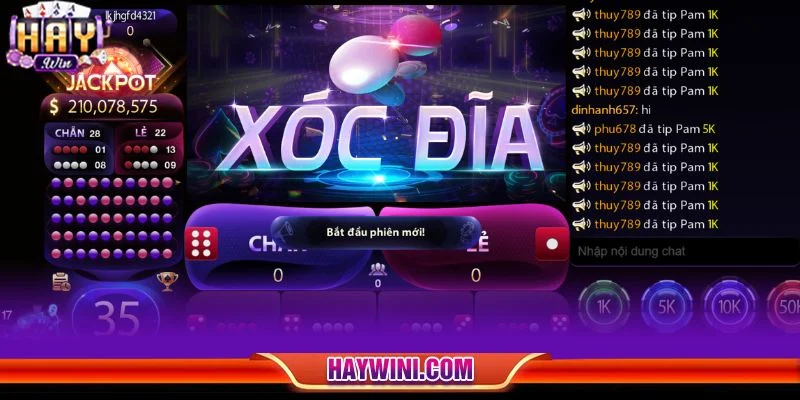 Chi tiết về các bước chơi xóc đĩa HAYWIN cho tân thủ