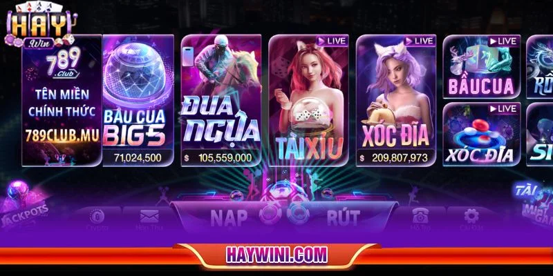 Phiên bản xóc đĩa HAYWIN được đông đảo người chơi yêu thích, say mê tham gia