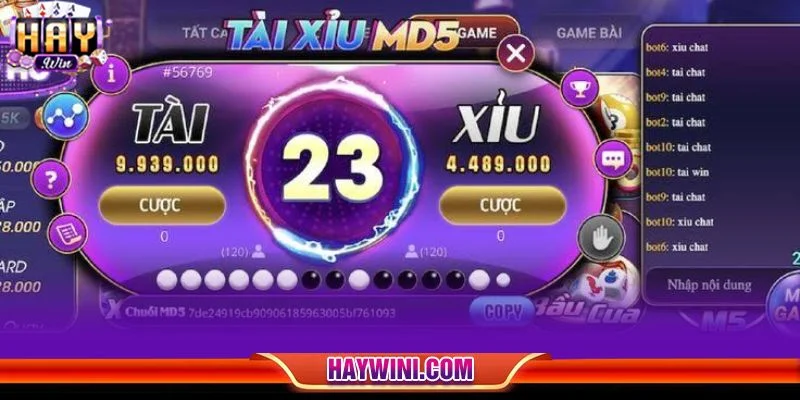 Quy tắc kiểm tra kết quả trên bàn chơi MD5 rất cụ thể
